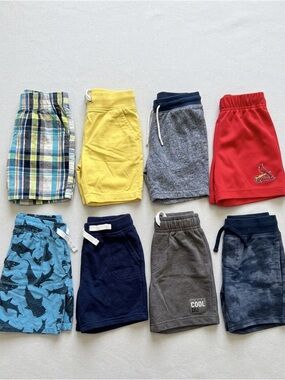 8 Boy Short Bundle Athletic Shorts - 2T multibrand